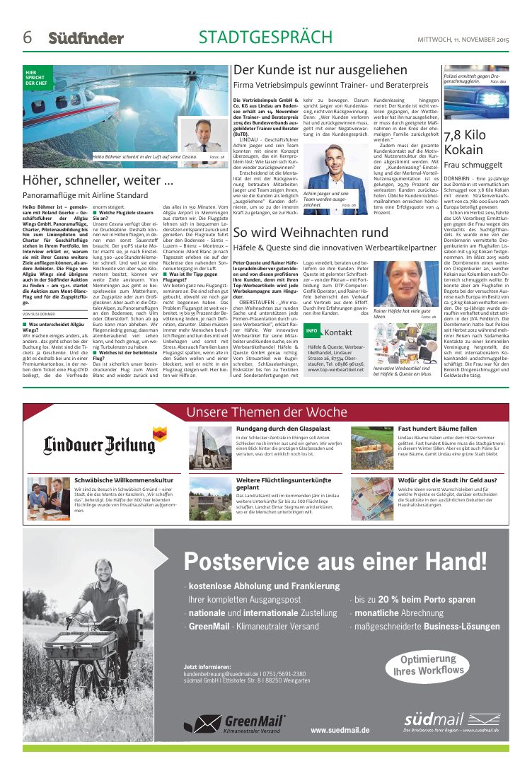 Südfinder-Beitrag zum Deutschen Trainer- und Beraterpreis